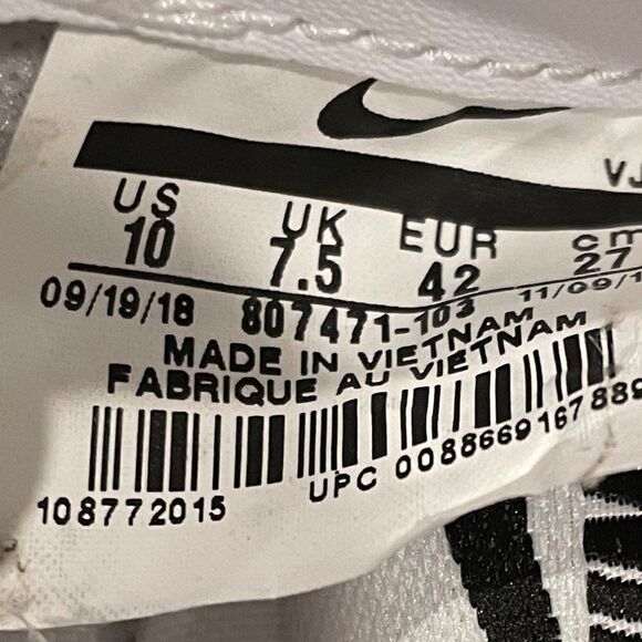 MINT CONDITION Nike Cortez Basic OG '72 Forrest Gump 2017 807471-103 10 - Picture 8 of 12